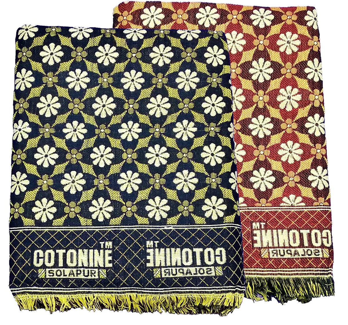 Solapur Chaddar Blanket for Daily use, Single Size, Checkered Design ...
